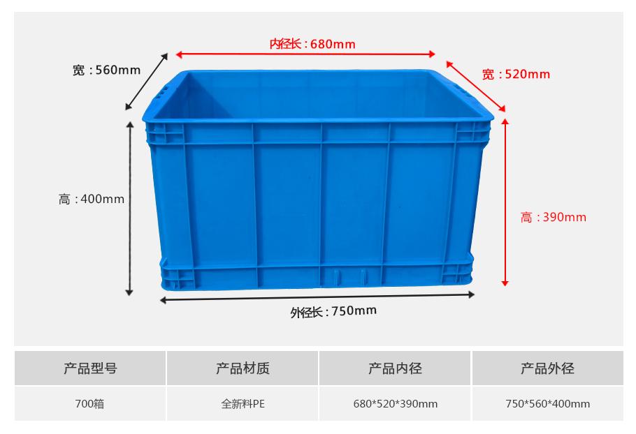 軒盛塑業(yè)700塑料周轉箱